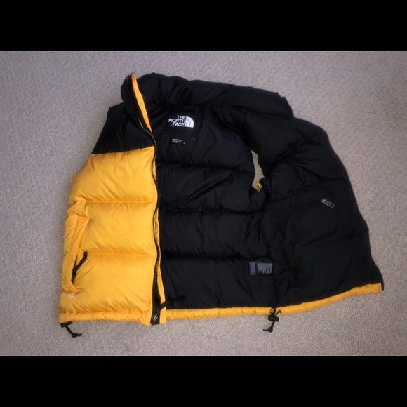 The North face black and yellow vest - Picture 4 of 6